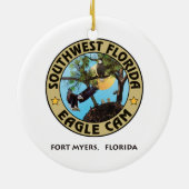 SWFEC Bald Eagle Couple Holiday Ornament (Achterkant)