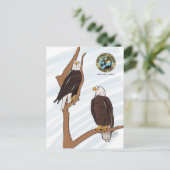 SWFEC Eagle Couple Post Card Briefkaart (Staand voorkant)