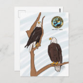 SWFEC Eagle Couple Post Card Briefkaart (Voorkant / Achterkant)