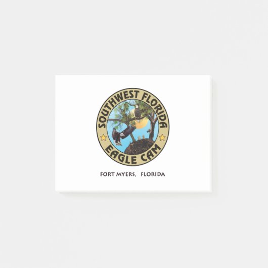 SWFL Eagle Cam Logo ed Post It Notes (Voorkant)