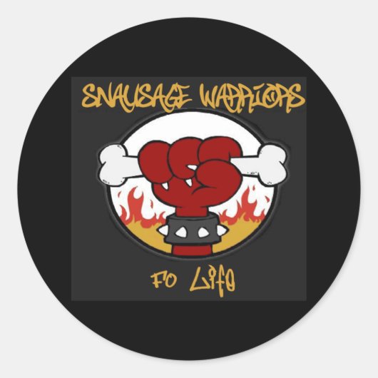 SWFL-Sticker Ronde Sticker (Voorkant)