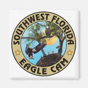 SWFLEagleCam Logo Magnet (VERSCHILLENDE VORMEN)