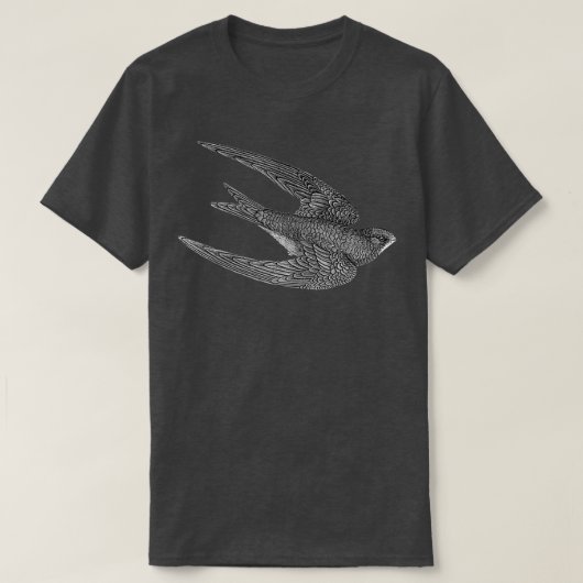 Swift Bird Flying T-shirt (Design voorkant)