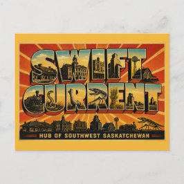 Swift Current Saskatchewan Zuidwest Hub Briefkaart