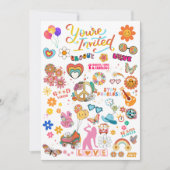 SWIFT EN GROOVY PARTY UITNODIGING KAARTEN (Voorkant)