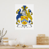 Swift Family Crest Poster (Keuken)