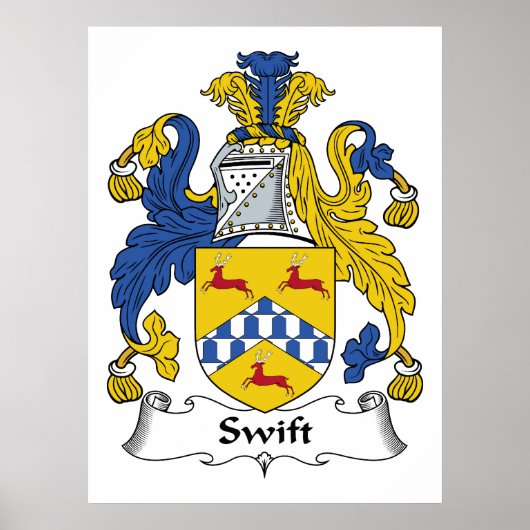 Swift Family Crest Poster (Voorkant)