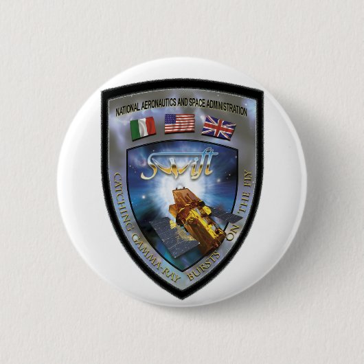 Swift Gamma-Ray Burst Mission Ronde Button 5,7 Cm (Voorkant)