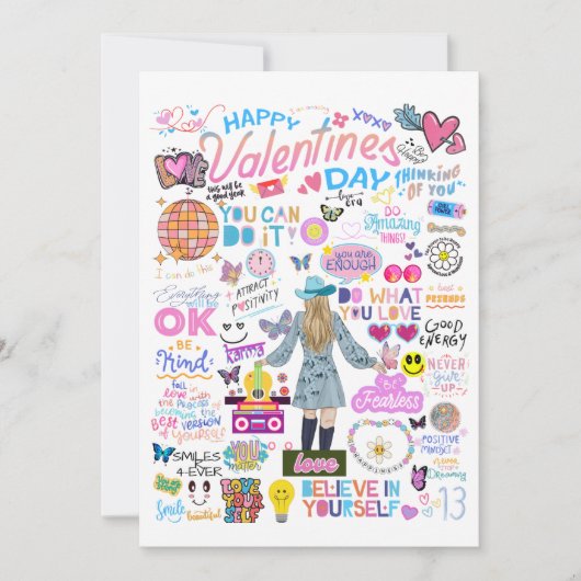 SWIFT-GEÏNSPIREERDE VALENTIJNSDAG KAART (Voorkant)