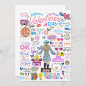 SWIFT-GEÏNSPIREERDE VALENTIJNSDAG KAART (Voorkant / Achterkant)