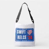 Swift Kelce 24 Heart Crossbody Tas (Voorkant)