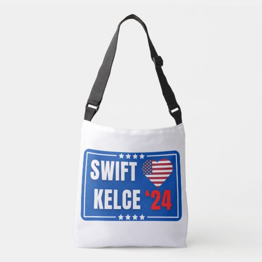 Swift Kelce 24 Heart Crossbody Tas (Voorkant)