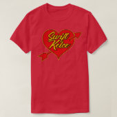 Swift Kelce Arrow Heart T-shirt (Design voorkant)