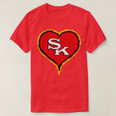 Swift Kelce Chief Heart T-shirt (Design voorkant)
