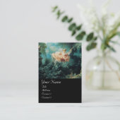 SWIFT MONOGRAM, Groen Roze zwart Visitekaartje (Staand voorkant)