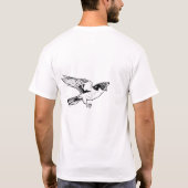 Swift Peregrine Falcon Mannen T-shirt (Achterkant)