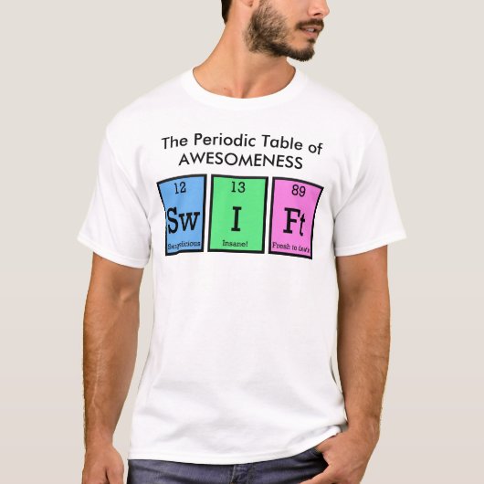 SWIFT - periodieke tabel 2 T-shirt (Voorkant)