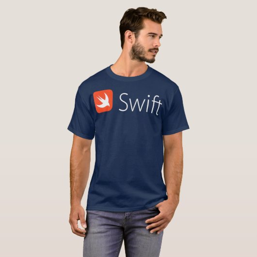 Swift Programmer Computer Developers Language T-shirt (Voorkant volledig)