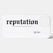 Swift Reputation Font Design Case-Mate iPhone Case (Achterkant (horizontaal))