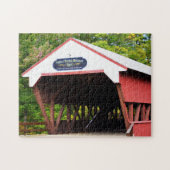 Swift River Covered Bridge Jigzaag Puzzle Legpuzzel (Horizontaal)