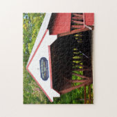 Swift River Covered Bridge Jigzaag Puzzle Legpuzzel (Verticaal)