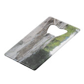 Swift River Credit Card kan openen Creditkaart Flessenopener (Voorkant Gekanteld)