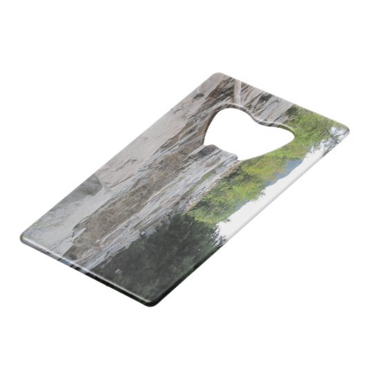 Swift River Credit Card kan openen Creditkaart Flessenopener (Voorkant Gekanteld)