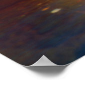 Swift River reflecterende herfstkleuren Poster (Hoek)
