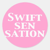 Swift-sensatiecadeaus Ronde Sticker (Voorkant)
