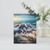 Swift Spirits: Een galopperende kudde Briefkaart (Staand voorkant)