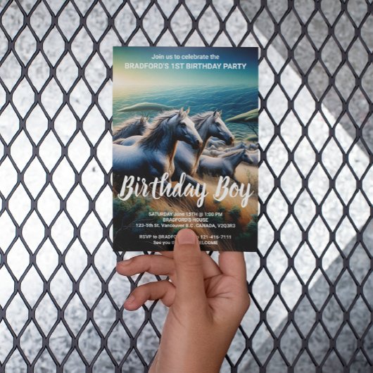 Swift Spirits: Een galopperende kudde Briefkaart