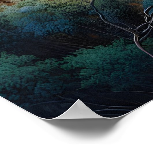 Swift Spirits: Een galopperende kudde Poster (Hoek)