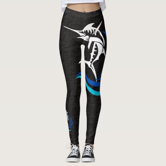 Swift Swordfish Black Leggings (Voorkant)