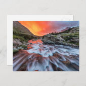 Swiftcurrent Herfsten | Nationaal park Glacier Mon Briefkaart (Voorkant / Achterkant)