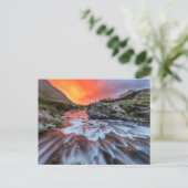 Swiftcurrent Herfsten | Nationaal park Glacier Mon Briefkaart (Staand voorkant)