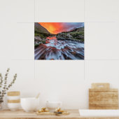 Swiftcurrent Herfsten | Nationaal park Glacier Mon Poster (Keuken)