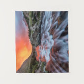 Swiftcurrent Herfsten | Nationaal park Glacier Mon Wandkleed (Voorkant)