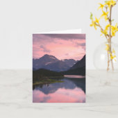 Swiftcurrent Lake, Glacier National Park, Montana Kaart (Gele Bloem)