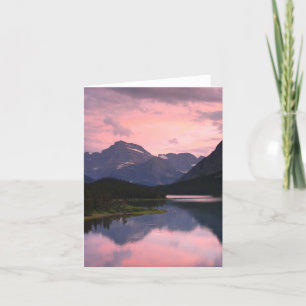 Swiftcurrent Lake, Glacier National Park, Montana Kaart