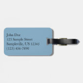 Swiftcurrent Lake Uitzicht bij Glacier National Pa Bagagelabel (Achterkant horizontaal)