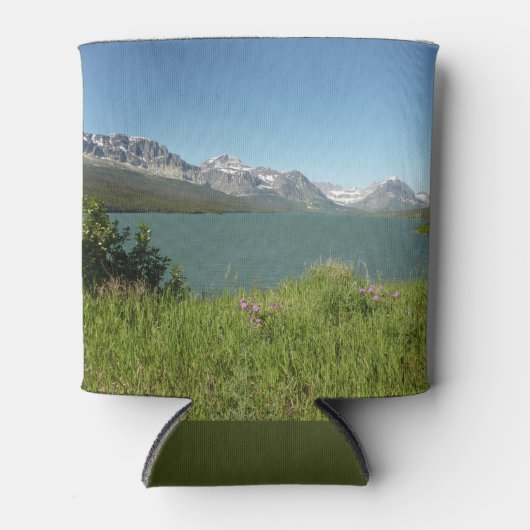 Swiftcurrent Lake Uitzicht bij Glacier National Pa Blikjeskoeler (Voorkant)