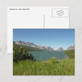 Swiftcurrent Lake Uitzicht bij Glacier National Pa Briefkaart (Voorkant / Achterkant)