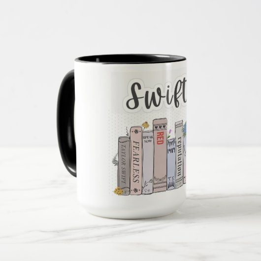 Swiftea Coffee Mug - Funny Cute Singer Mok (Voorkant links)