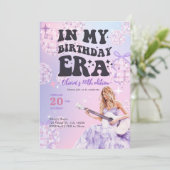 Swiftie-geïnspireerd In mijn verjaardagsuitnodigin Kaart (Staand voorkant)