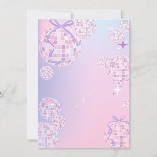 Swiftie-geïnspireerd In mijn verjaardagsuitnodigin Kaart (Achterkant)