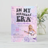 Swiftie-geïnspireerd In mijn verjaardagsuitnodigin Kaart (Staand voorkant)