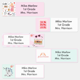 Swiftie geïnspireerde Kinder kledinglabels Labels