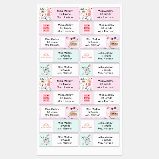 Swiftie geïnspireerde Kinder kledinglabels Labels (Vel)