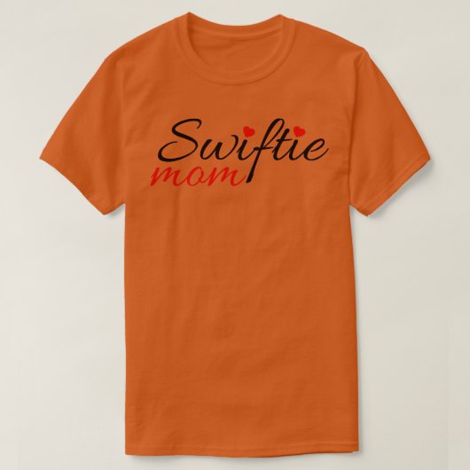 Swiftie Mom Typografie T-shirt (Design voorkant)