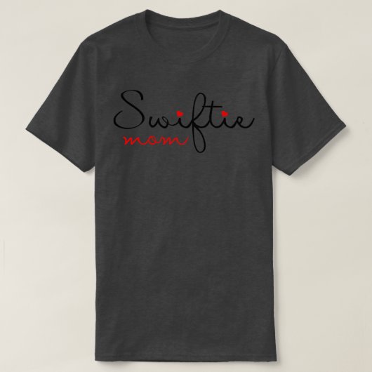 Swiftie Mom Typografie TShirt 4 (Design voorkant)